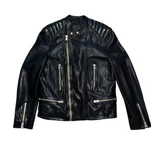 All Saints Double RidersLeather Jacket Size XL- New Without Tags